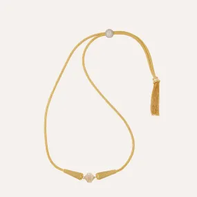 18K Diamond Heritage Tassel Necklace