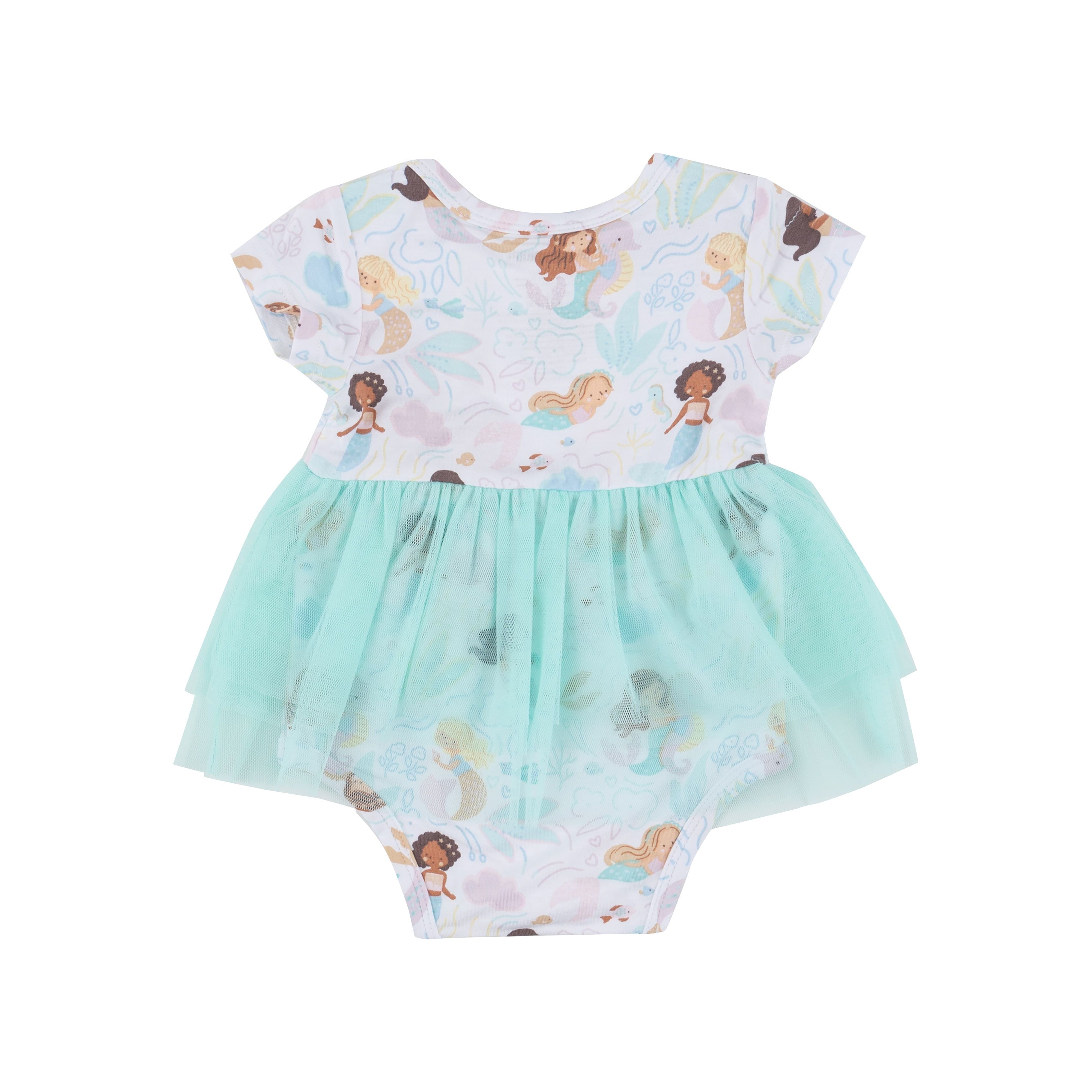 Angel Dear -  Magical Mermaids S/S Tutu Bodysuit Tutu Dress