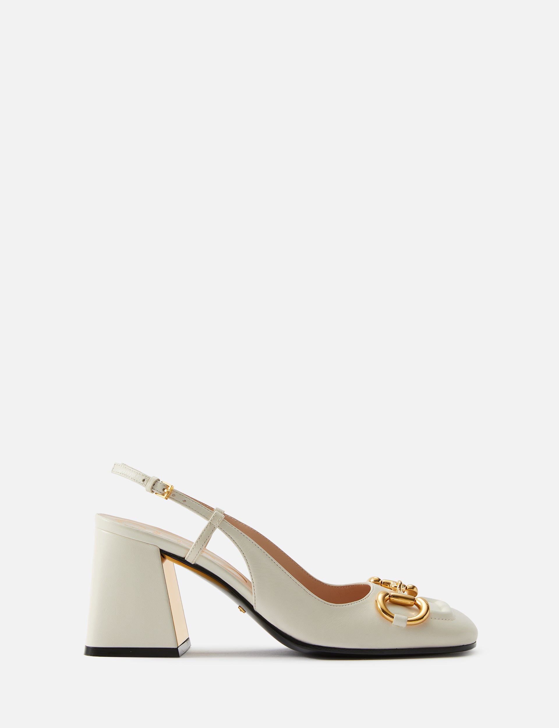 Baby Slingback Block Heel Pump 76mm