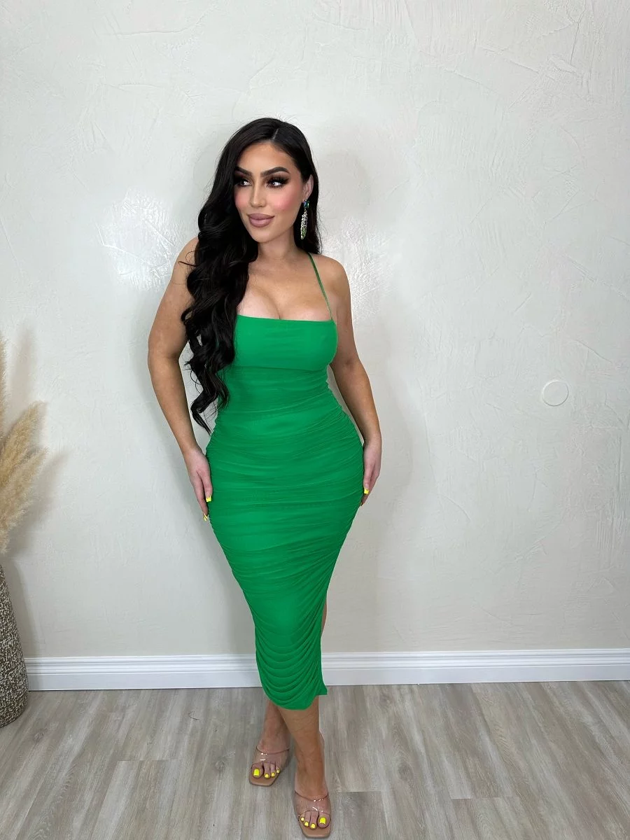 Beauty Is Endless Dress Green