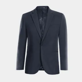  Blazer azul marino de entretiempo de 1 botón