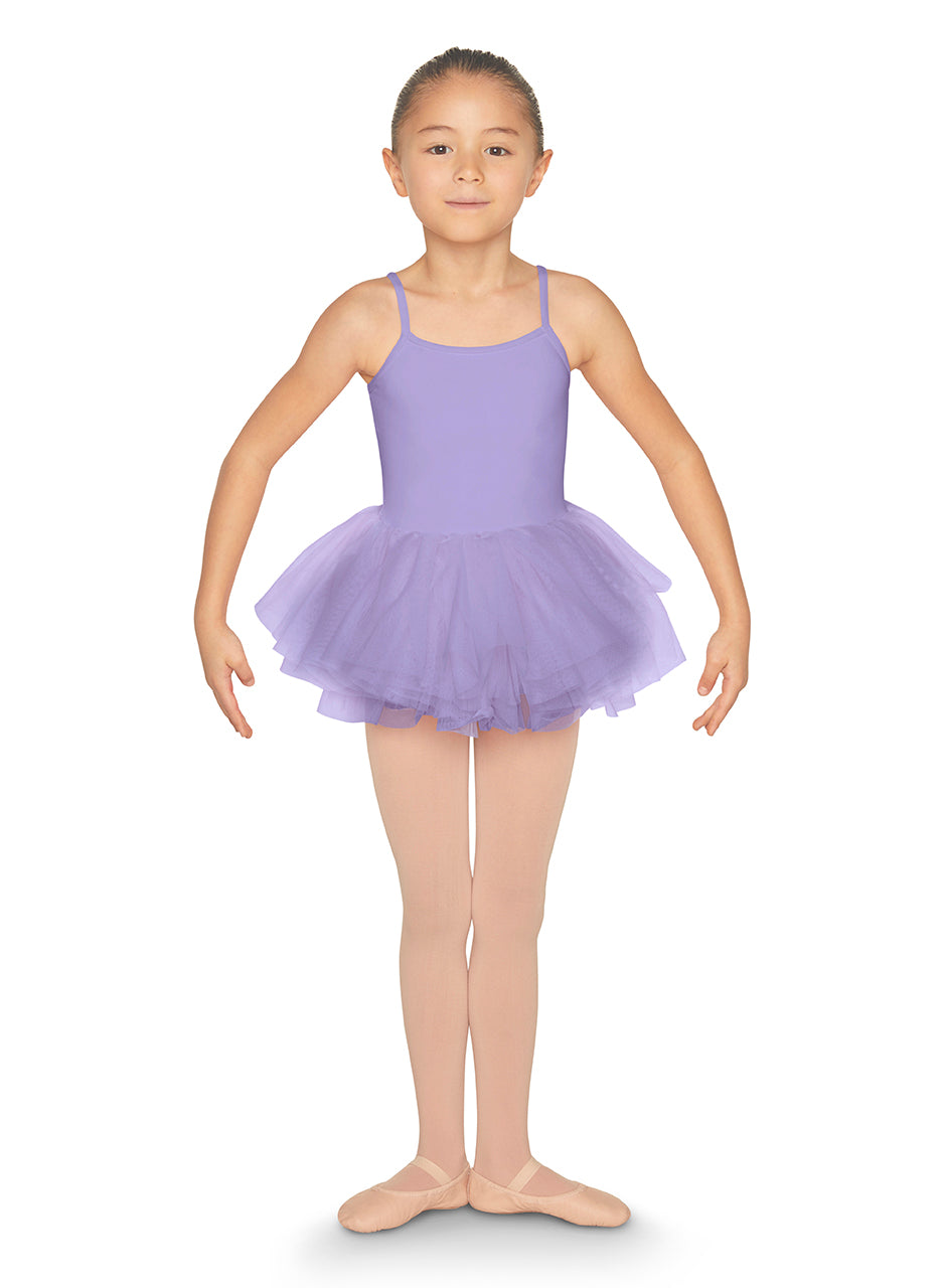 Bloch Child Flock Mesh Back Camisole Tutu Dress - CL5557