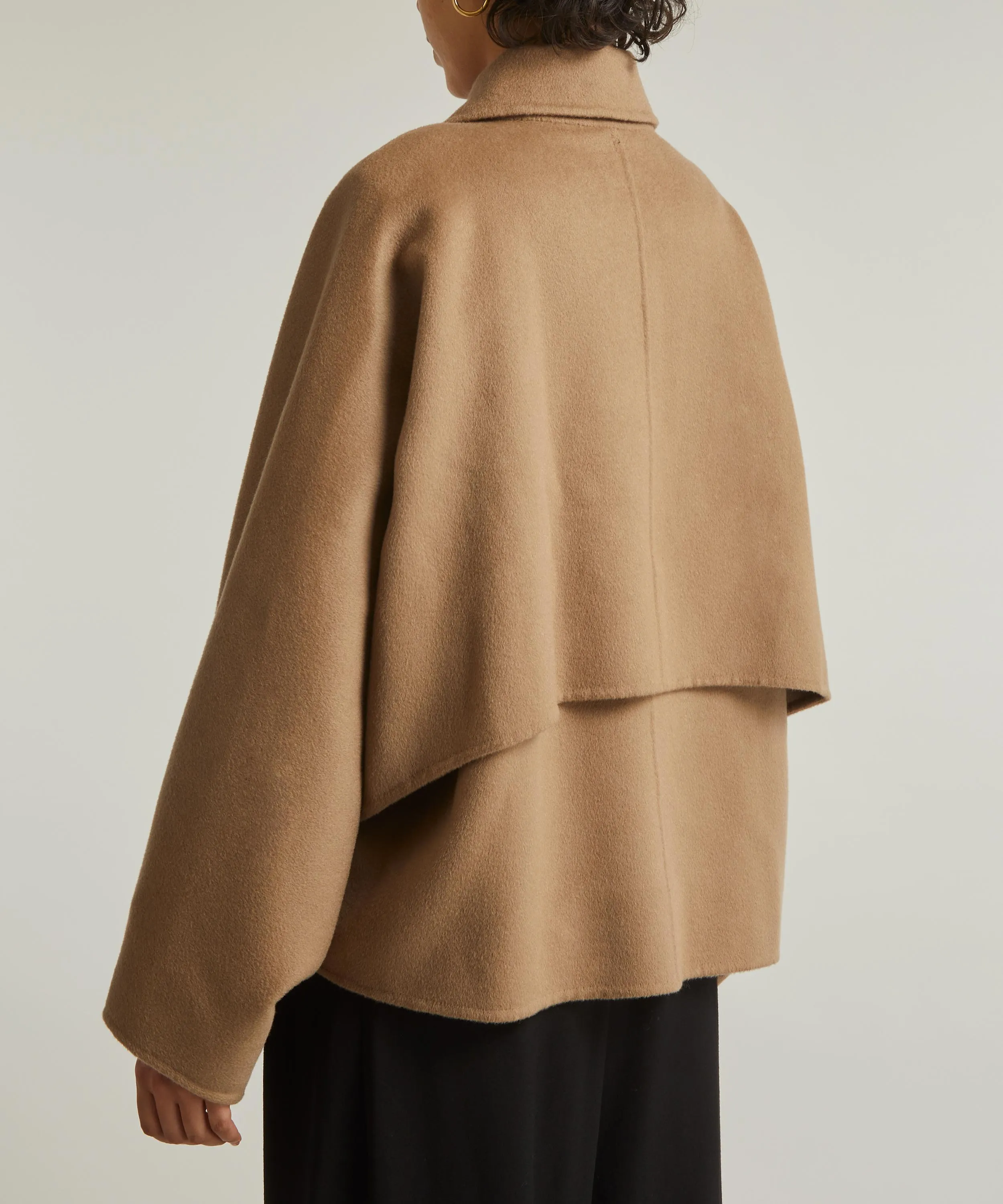 Camila Short Wool-Cashmere Coat