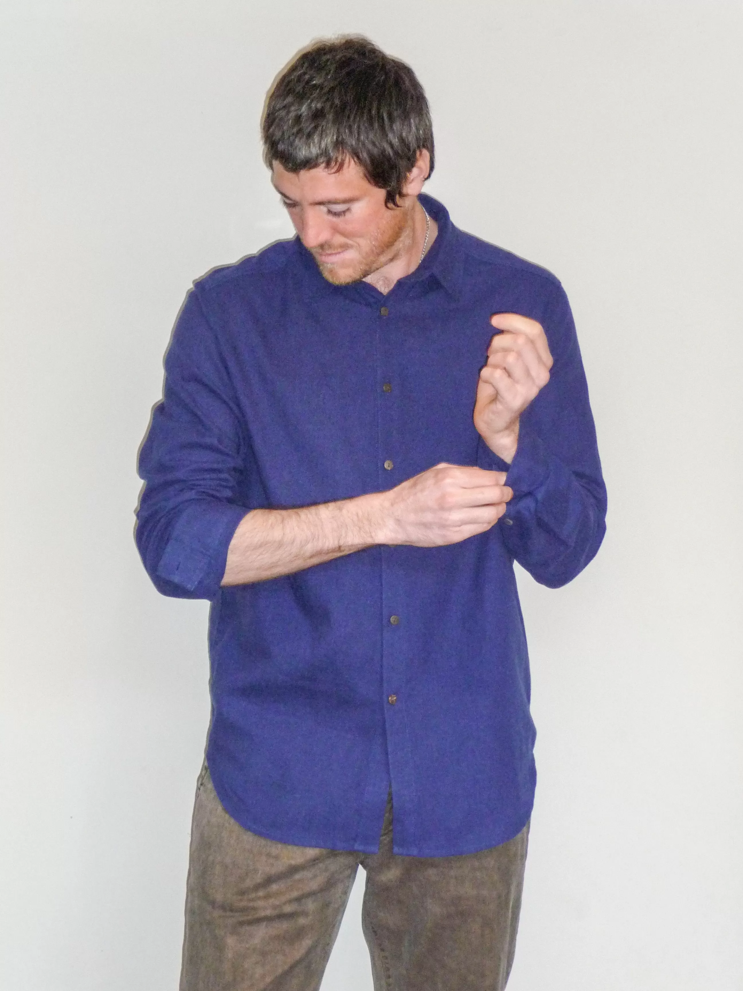 Classic Long Sleeve Hemp Cotton Shirt