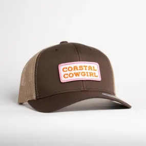 Coastal Cowgirl Trucker Hat | Brown