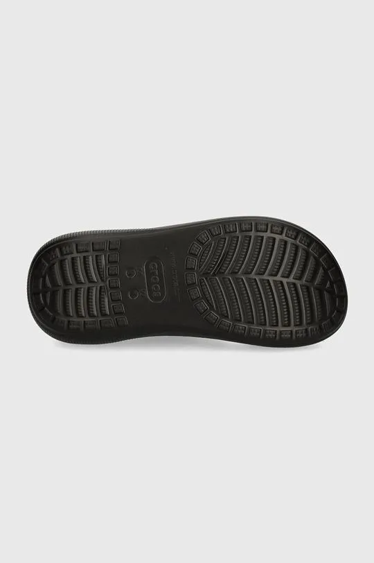 Crocs sliders Classic Crush Sandal women's black color 207670