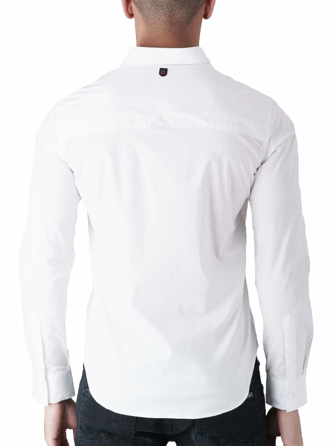 Duck and Cover Reynold Long Sleeve Shirt White