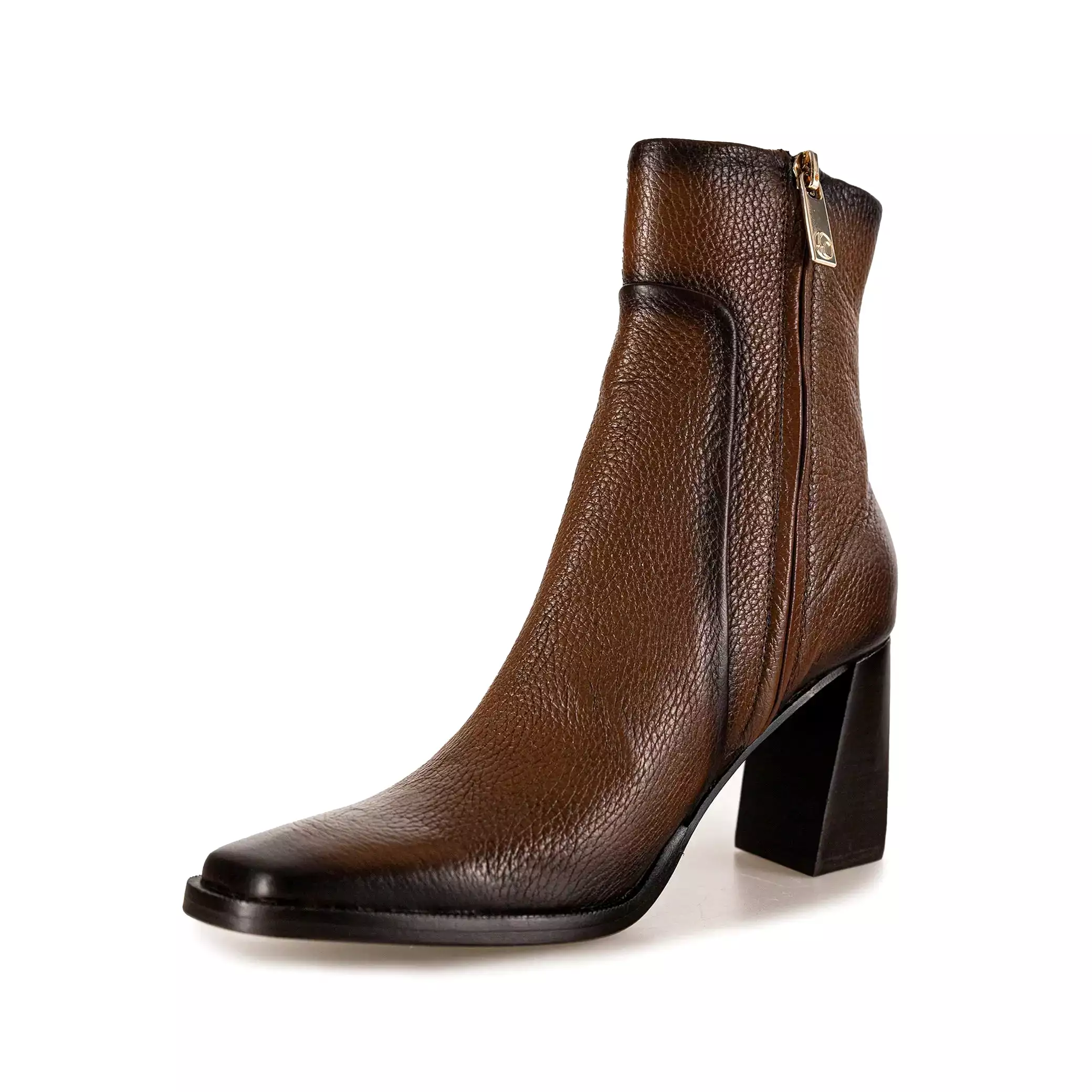 F28VNVN -Franco Cuadra brown western cowgirl ankle boots for woman