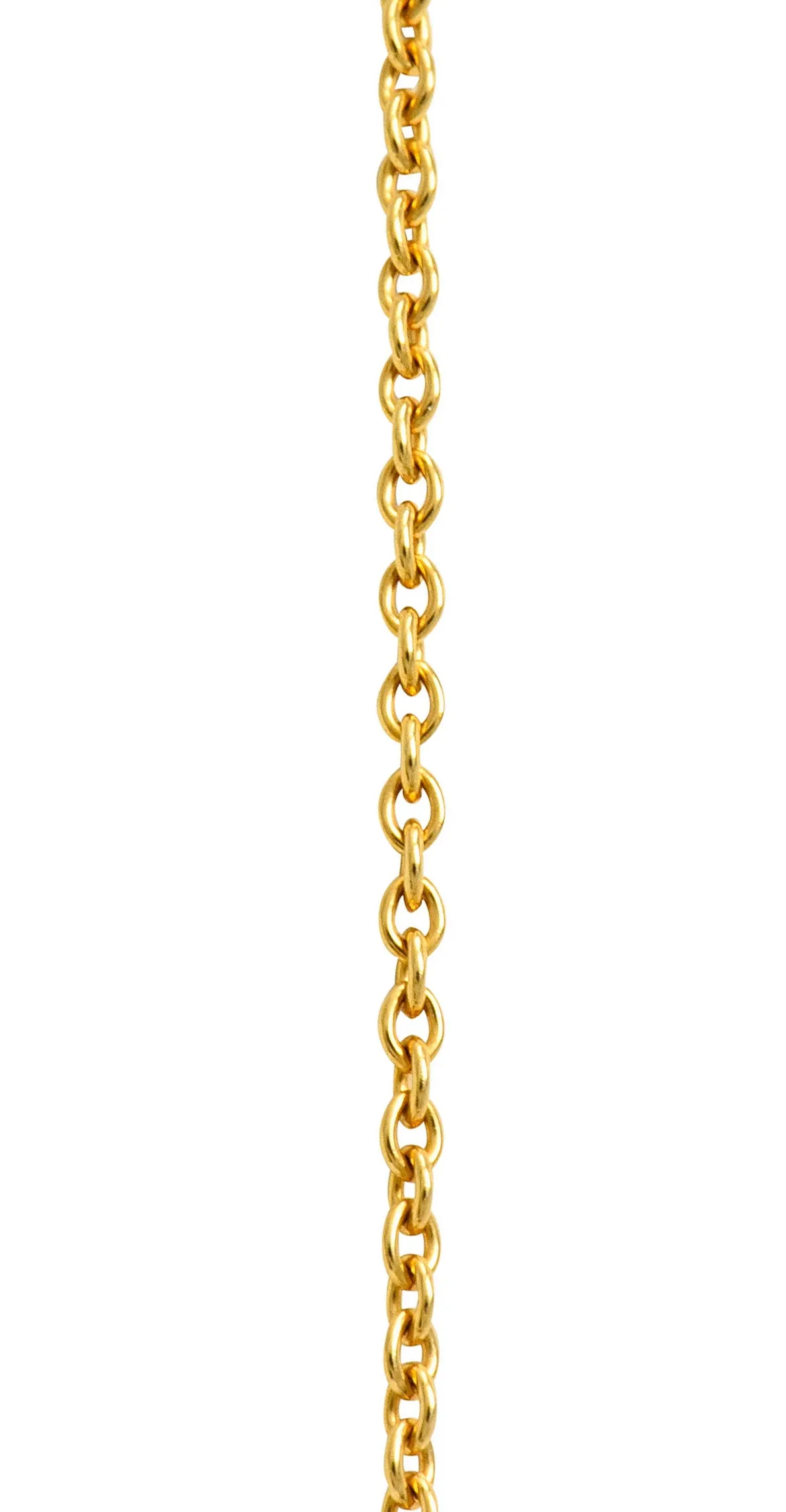 Faberge Diamond 18 Karat Gold Enamel Egg Drop Pendant Necklace