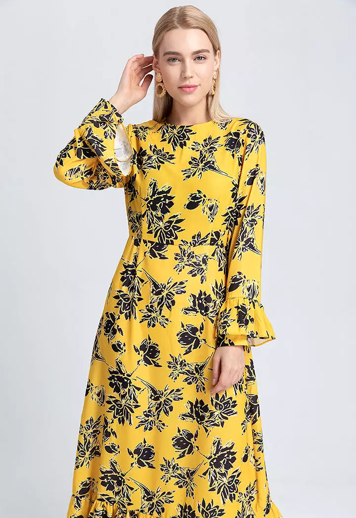 Flower Printed Dress