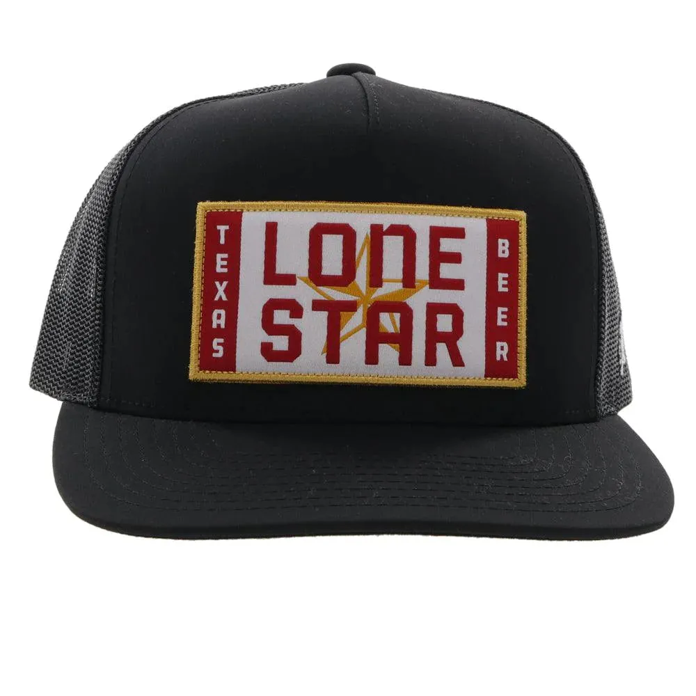 HOOEY LONE STAR BLACK PATCH HAT