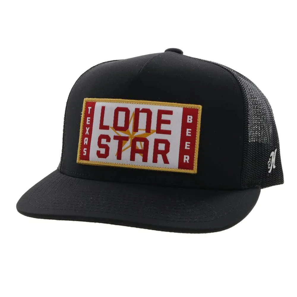 HOOEY LONE STAR BLACK PATCH HAT