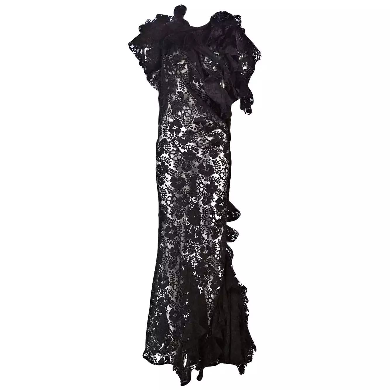 Junya Watanabe Archive Vintage Lace Long Dress