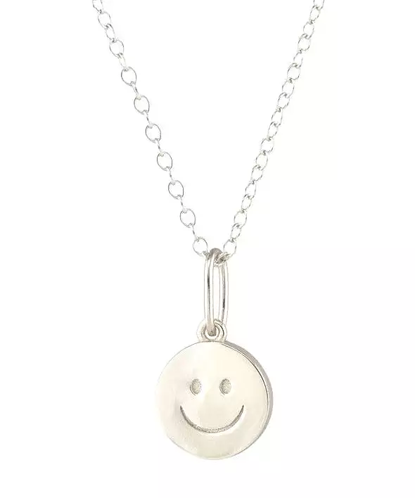 Kris Nations Happy Charm Necklace - Silver