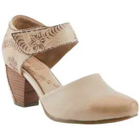 L'Artiste by Spring Step Toolie Mary-Jane Heel Beige (Women's)