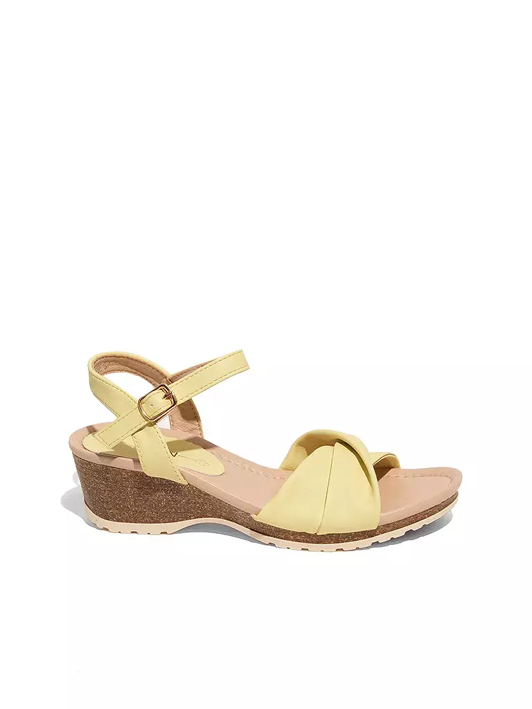 Lemon Wedge Sandals