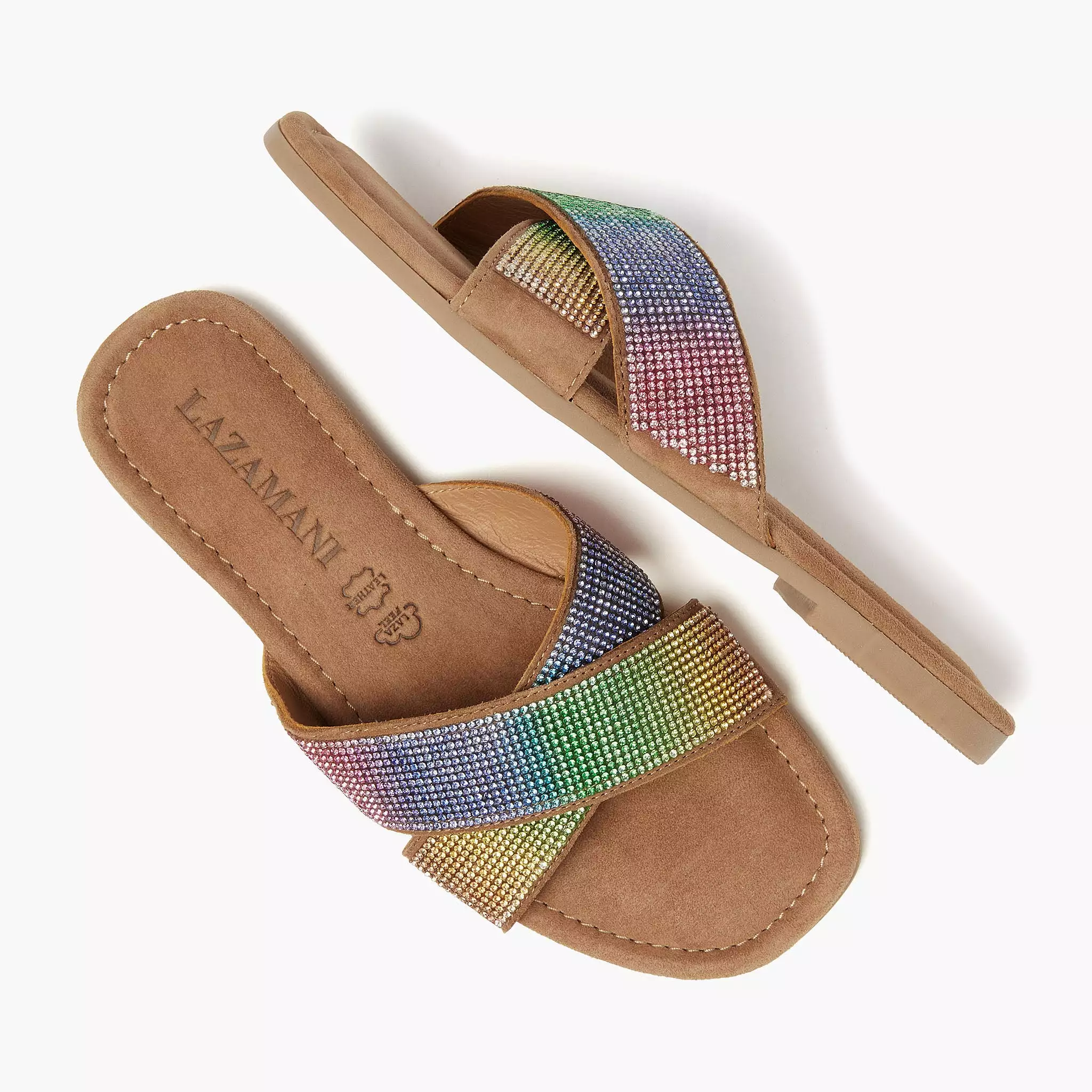 Lexi Suede Dames Slippers Multi