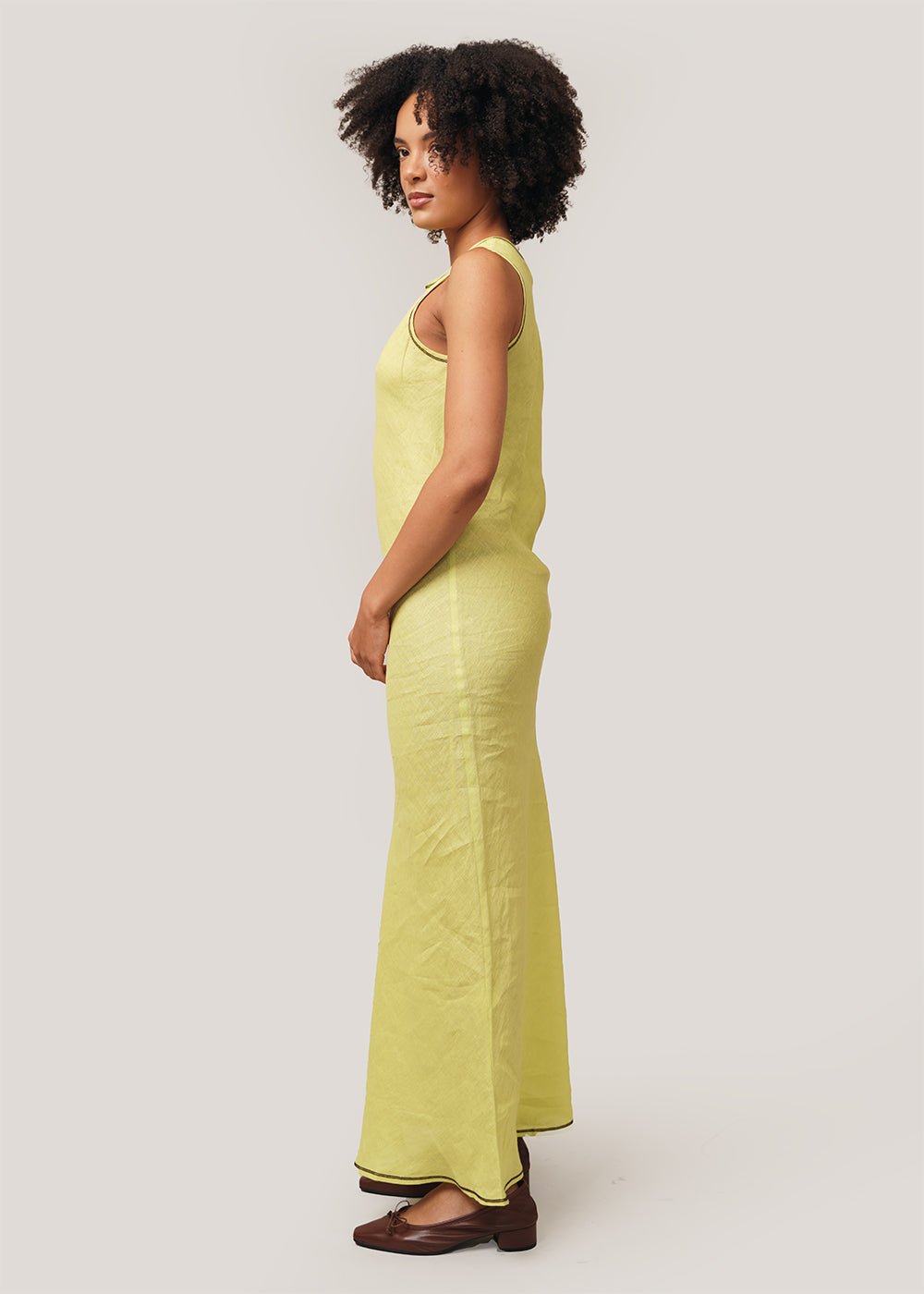 Lime Dydine Tank Dress