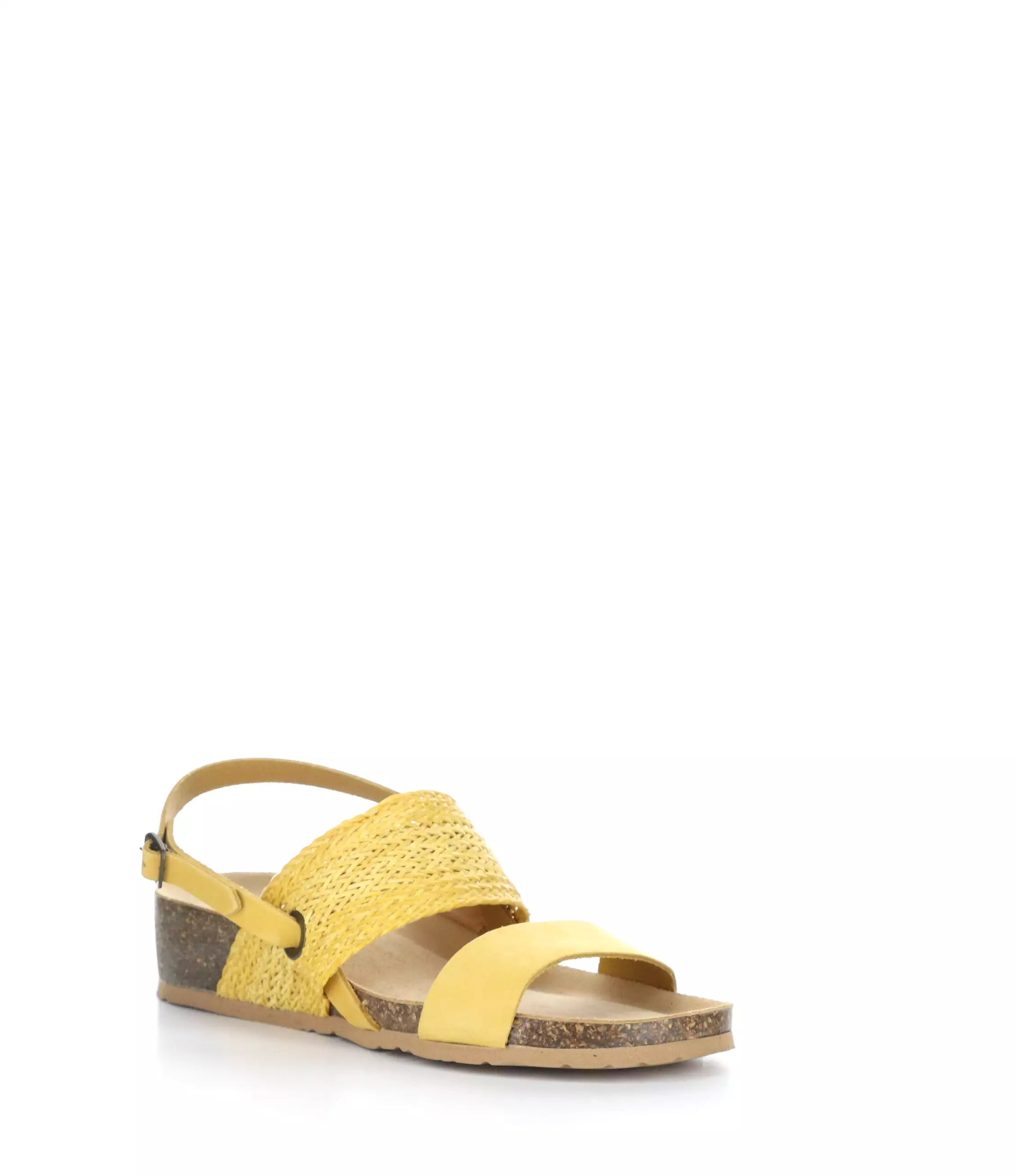 LOVO YELLOW Wedge Sandals