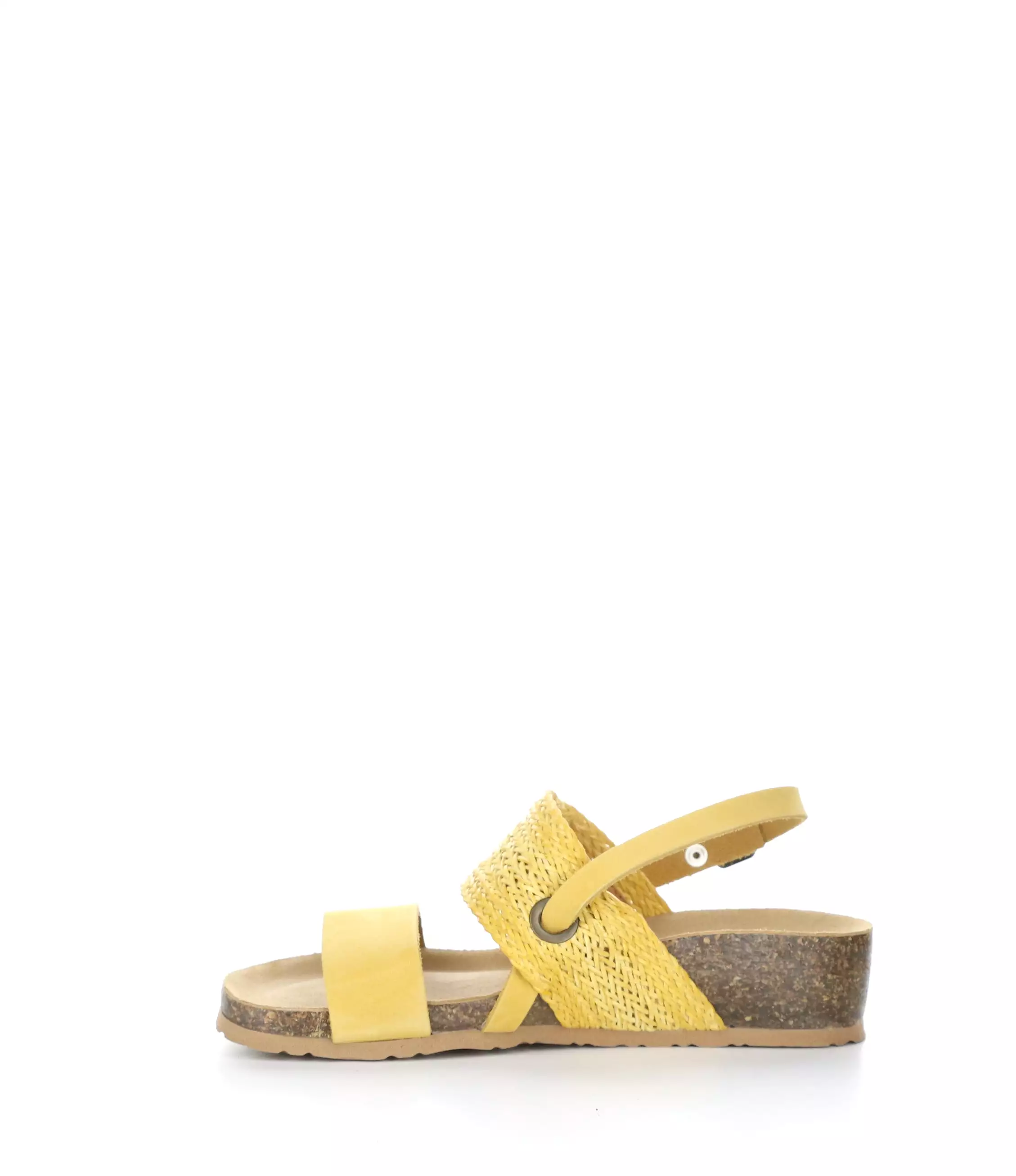 LOVO YELLOW Wedge Sandals