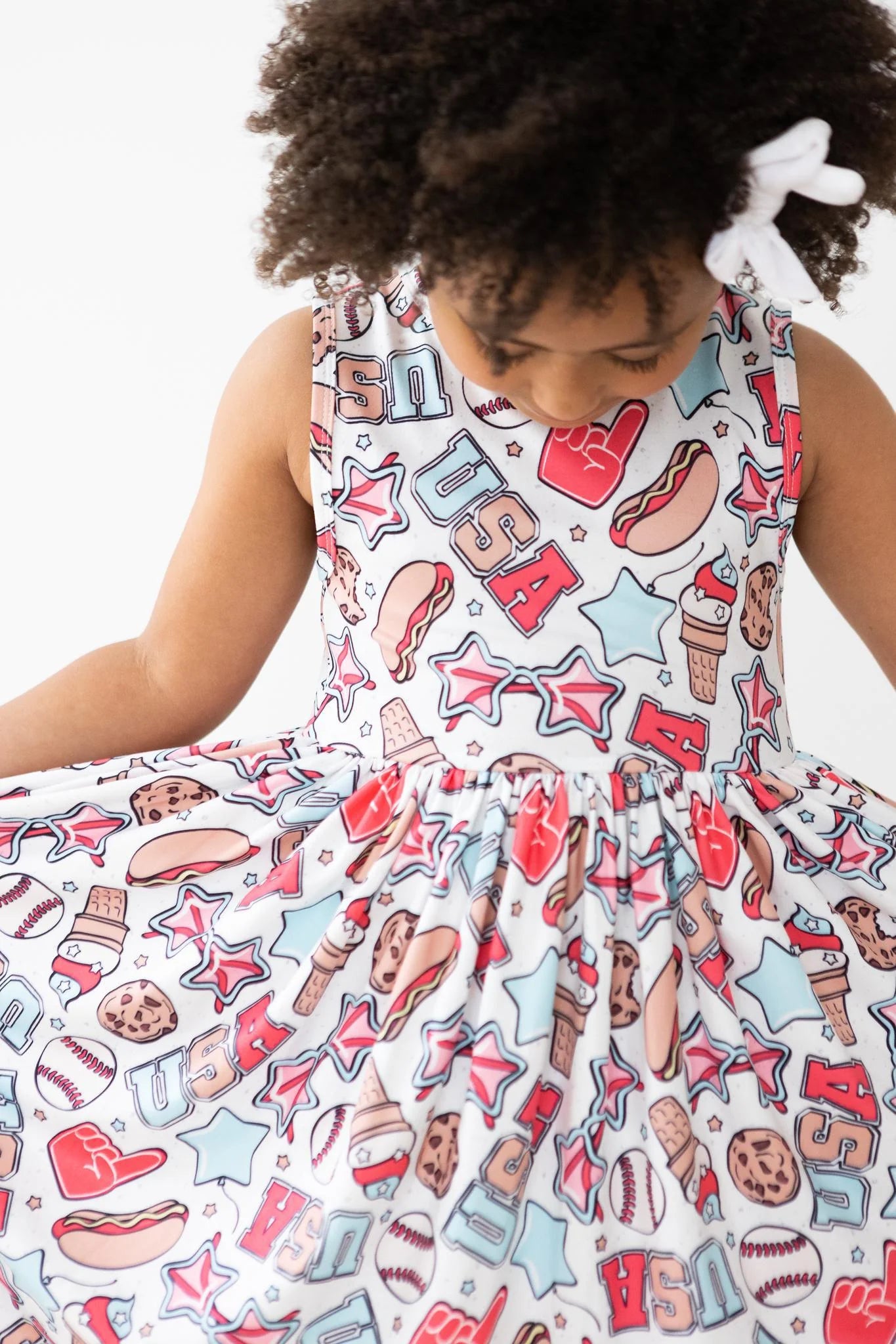 Mila & Rose - Red, White & BBQ Tank Dress