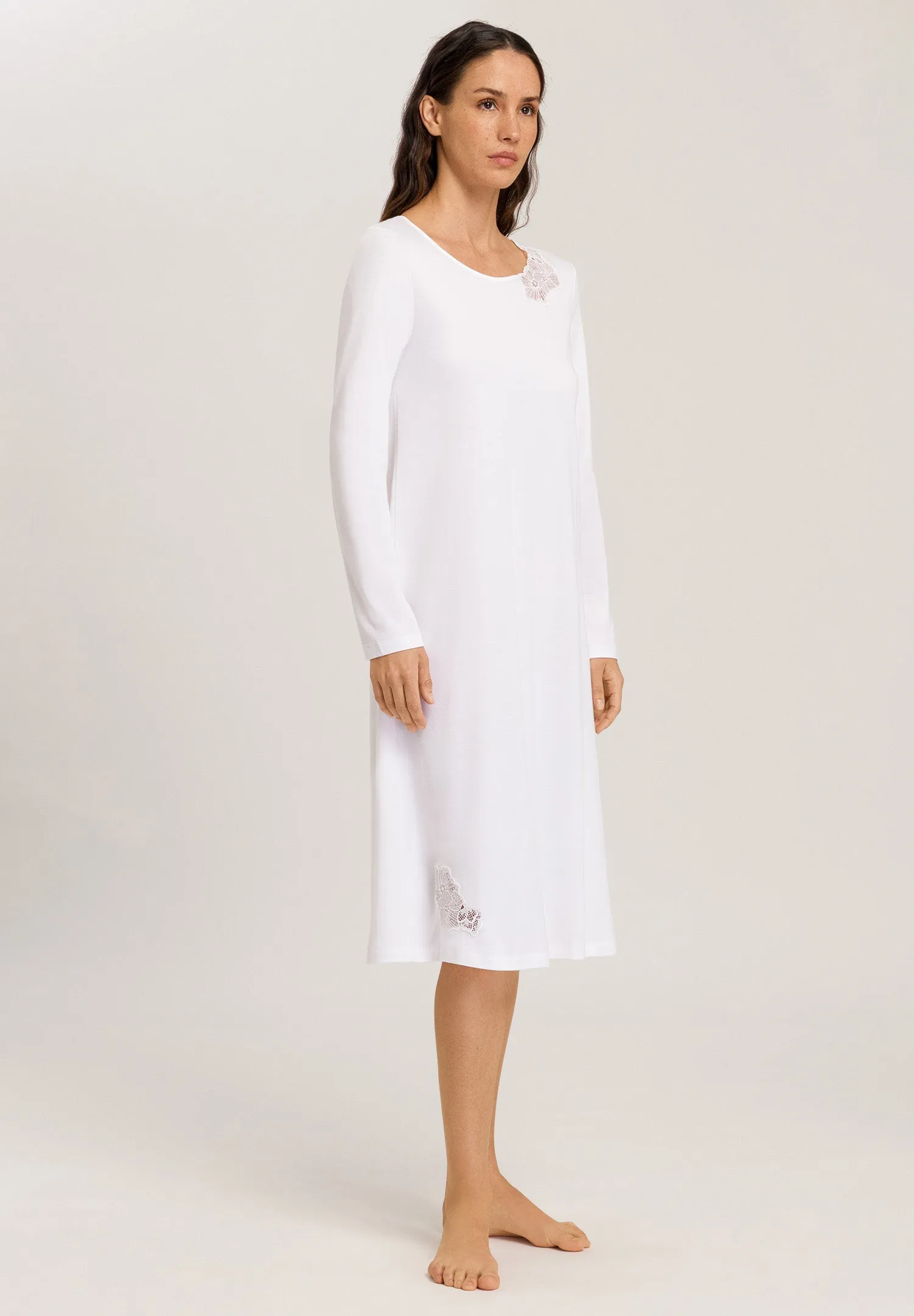 Naila 3/4 length Long Sleeve Nightdress (in stock, 3 day delivery)