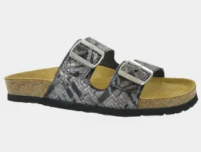 Naot Santa Barbara Classic 2 Strap Sandal- Metallic Multi Leather