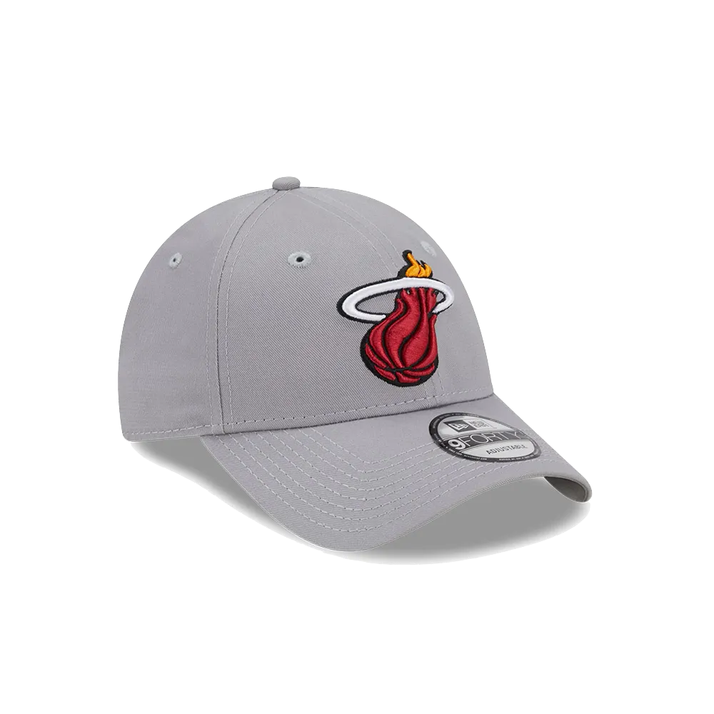 New Era Miami HEAT Structured Grey Snapback Hat