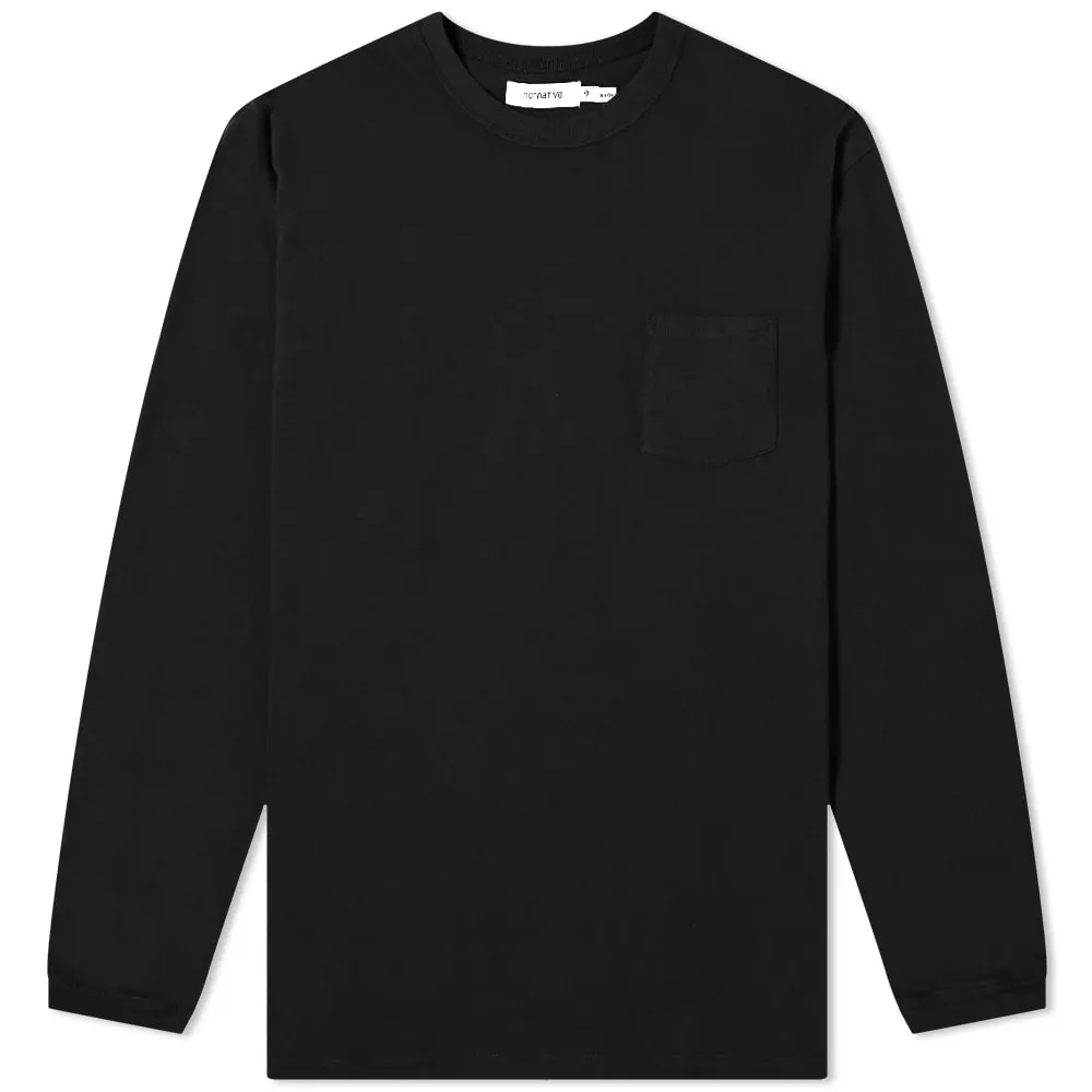 Nonnative Long Sleeve Dweller Classic T-ShirtBlack