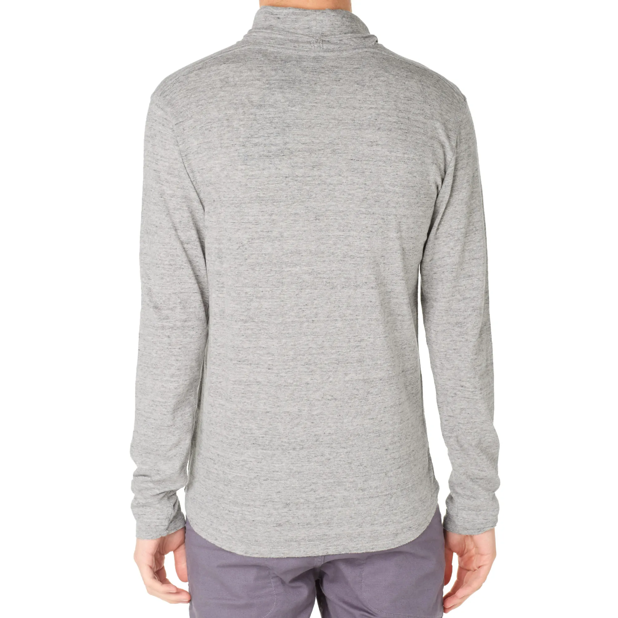 Nonnative Long Sleeve Dweller Turtle TeeLight Grey