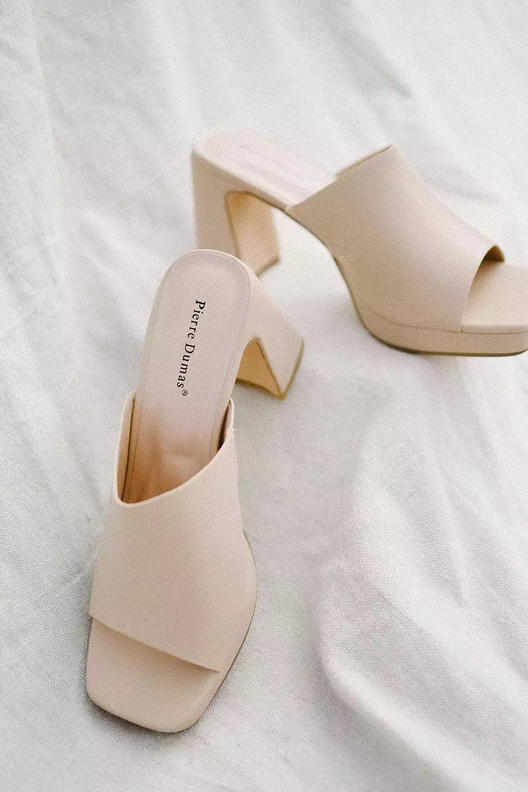 Nude Mule Heels