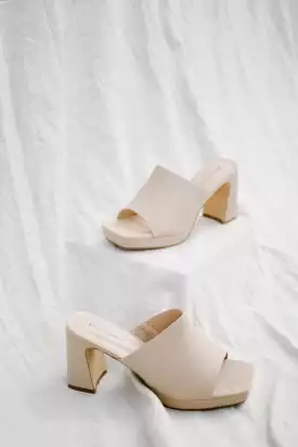 Nude Mule Heels