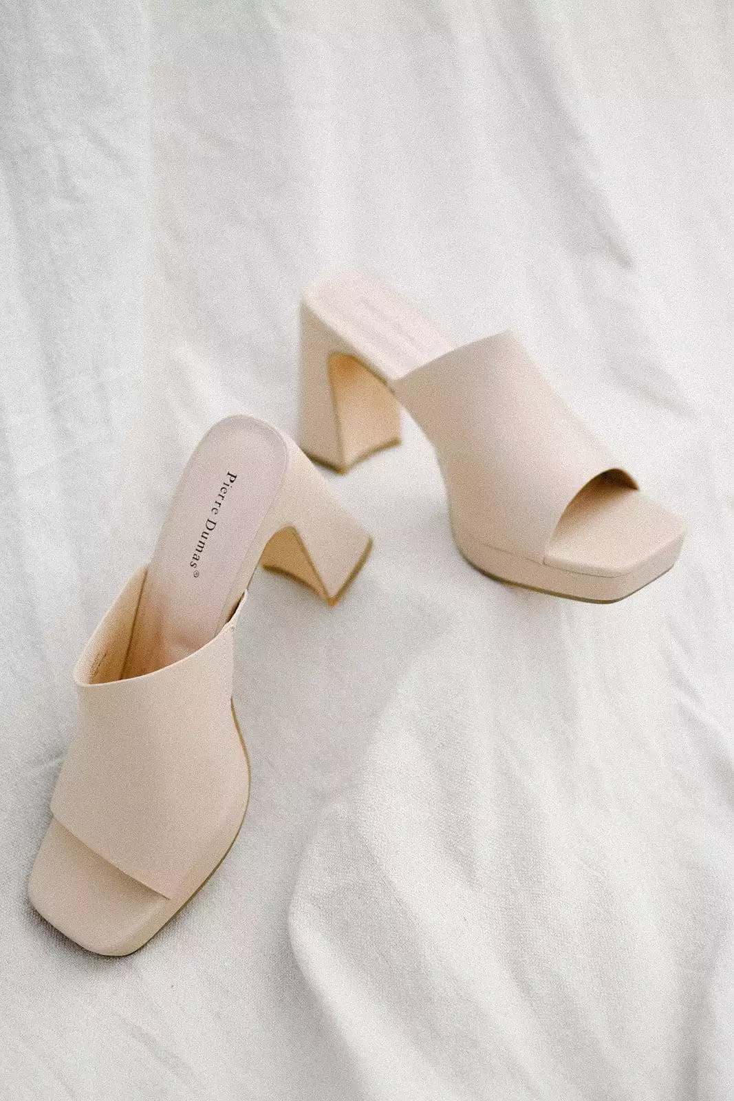 Nude Mule Heels