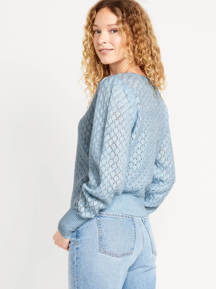 Old Navy Pointelle Sweater