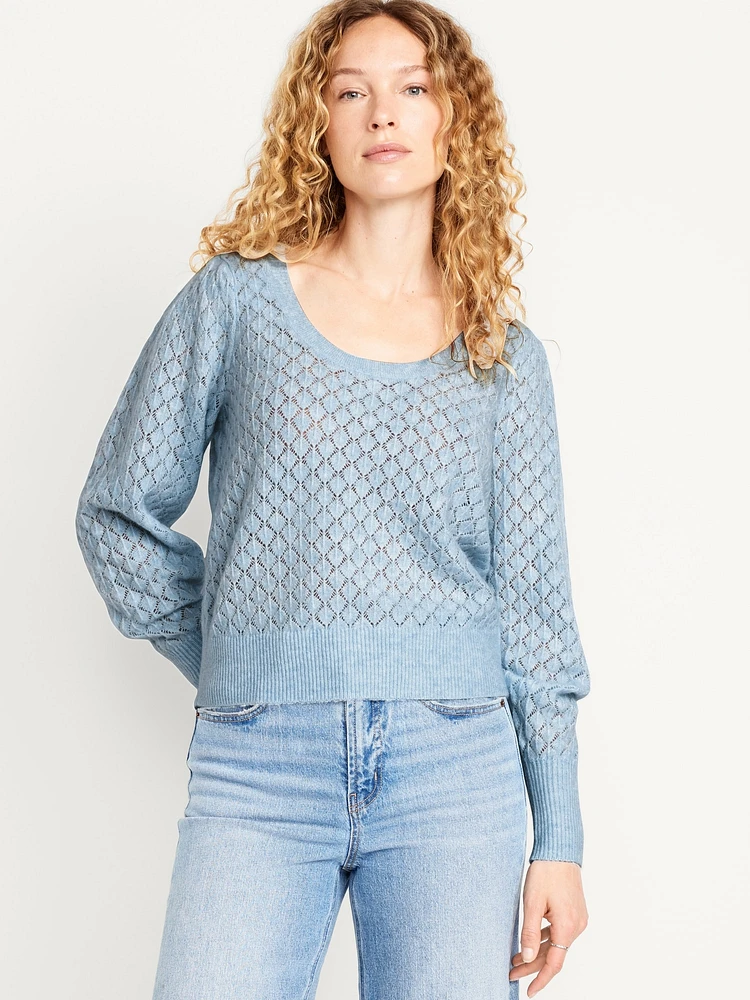 Old Navy Pointelle Sweater