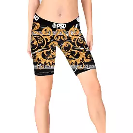 PSD Marble Lux Biker Shorts Women's Bottom Underwear (Refurbished, Without Tags)