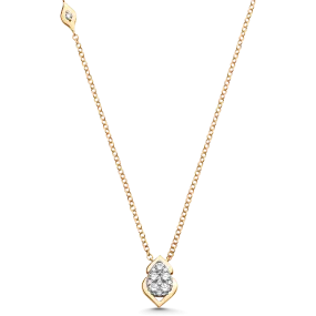 Reverie Pear Diamond Cluster Necklace