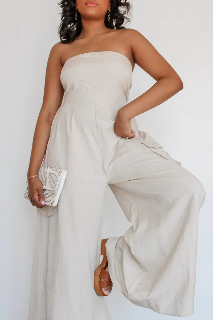 Sand Tropez Strapless Jumpsuit