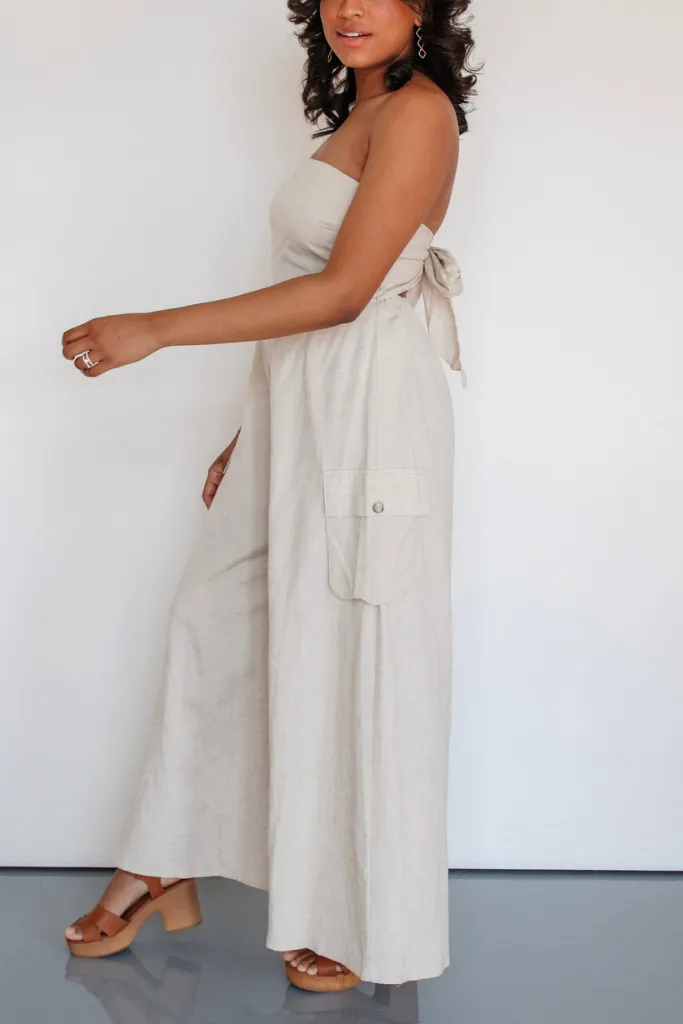 Sand Tropez Strapless Jumpsuit