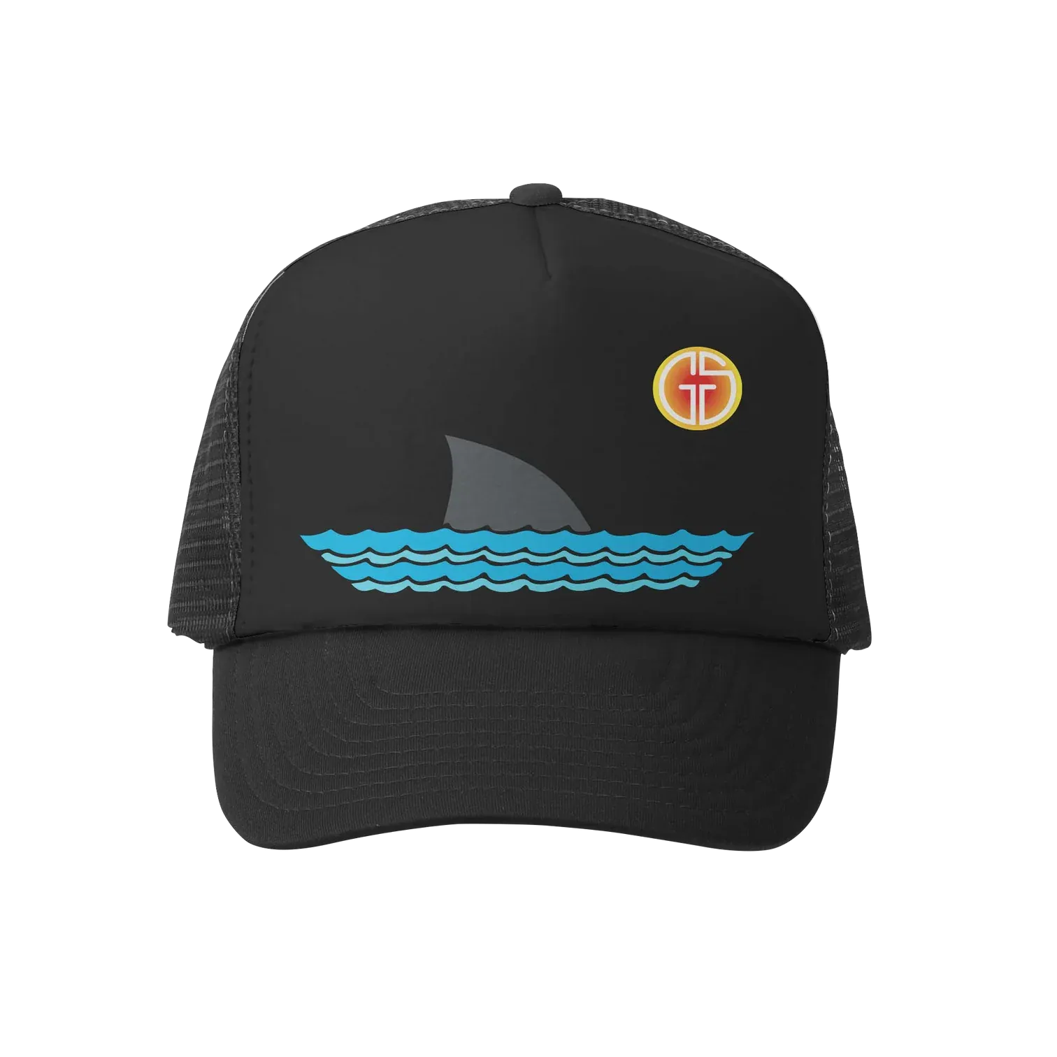 Sharky Trucker Hat Black