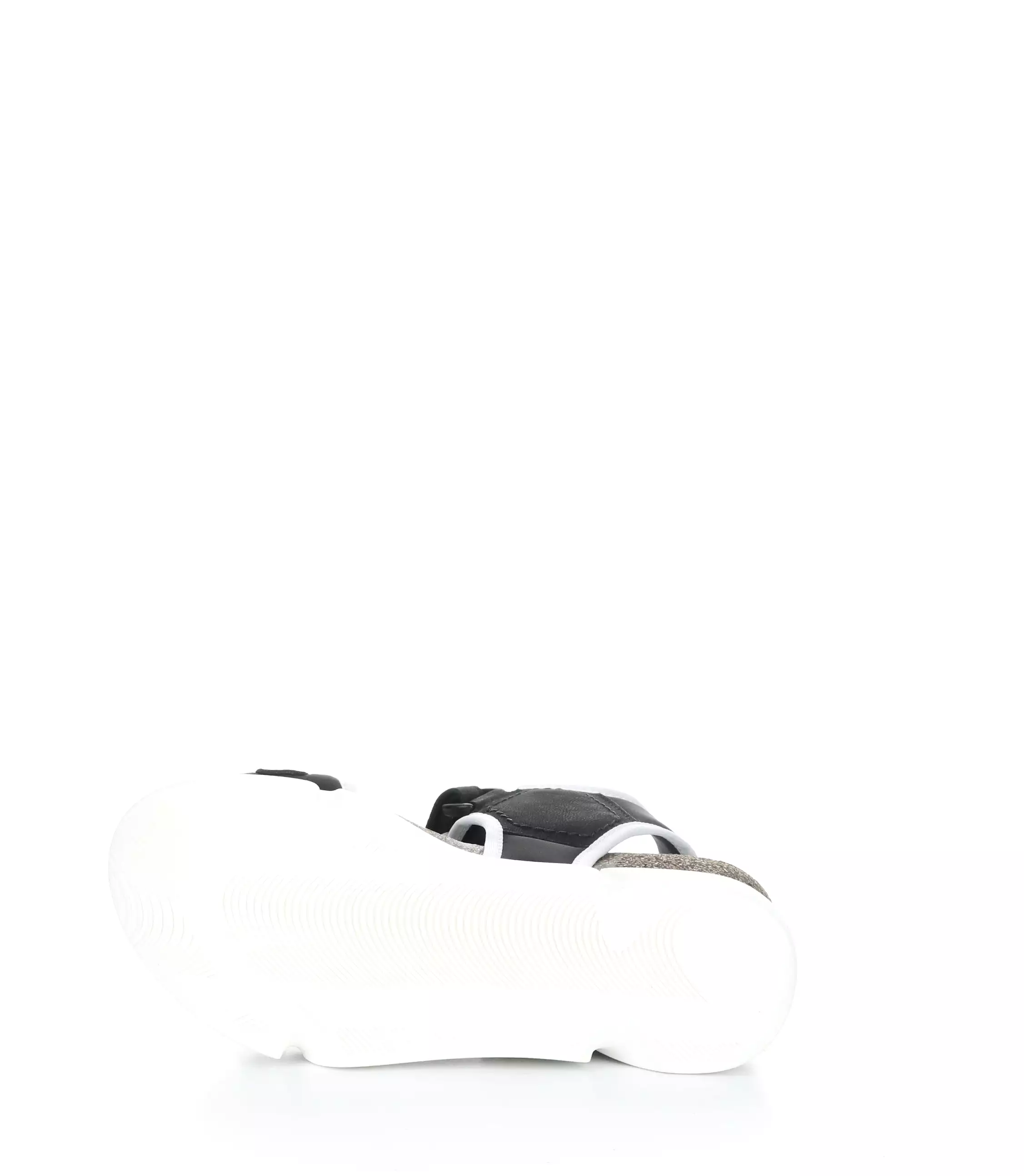 SIGO727FLY BLACK/WHITE Wedge Sandals