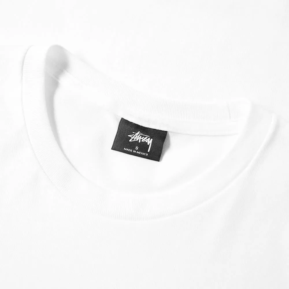 Stussy Long Sleeve Wild TeeWhite