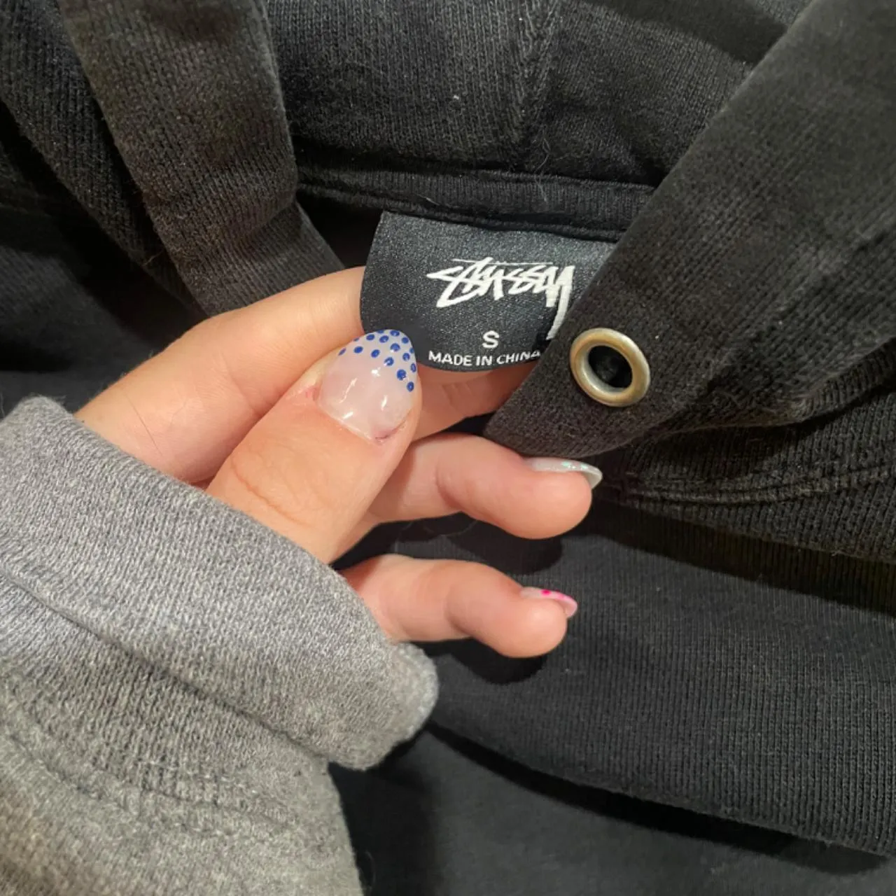 Stüssy Men's Black Hoodie