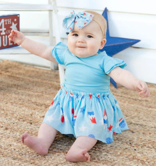 Sweet Wink - Bomb Pop SS Tutu Bodysuit