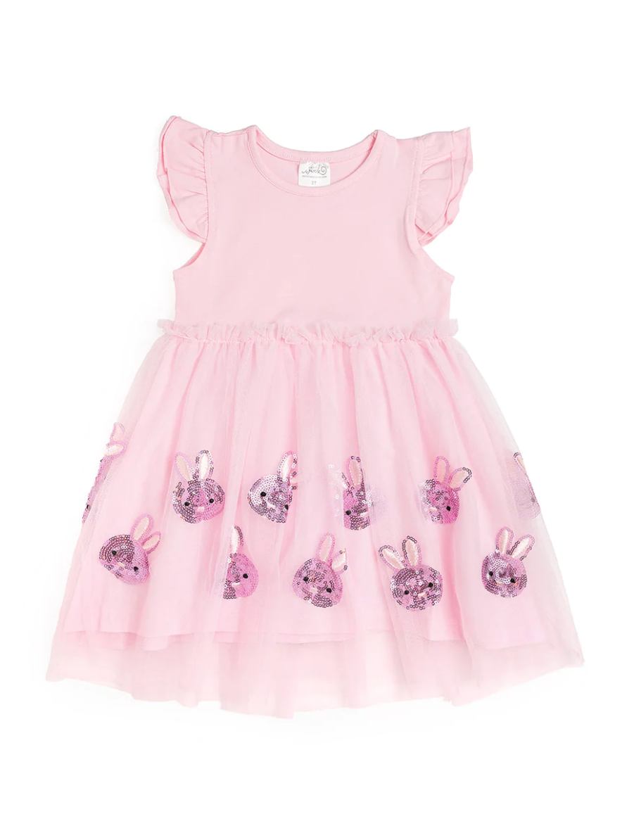 Sweet Wink - Easter Bunny Short Sleeve Tutu Dress