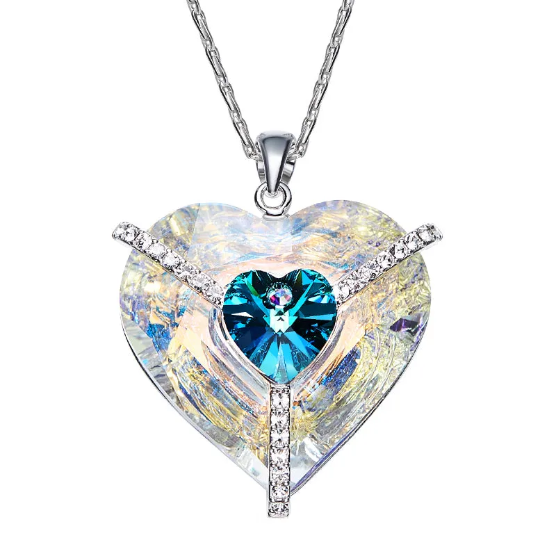 The heart in heart necklace