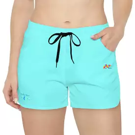 Turquoise Women's Casual Shorts