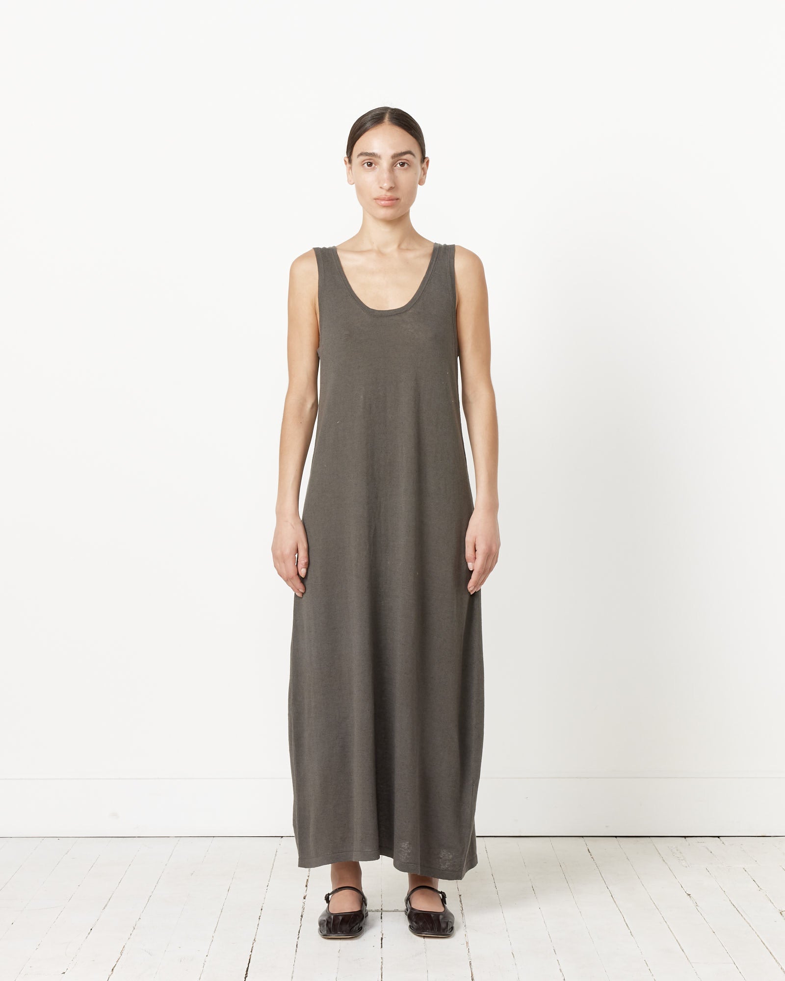 U Tank Dress in Coal