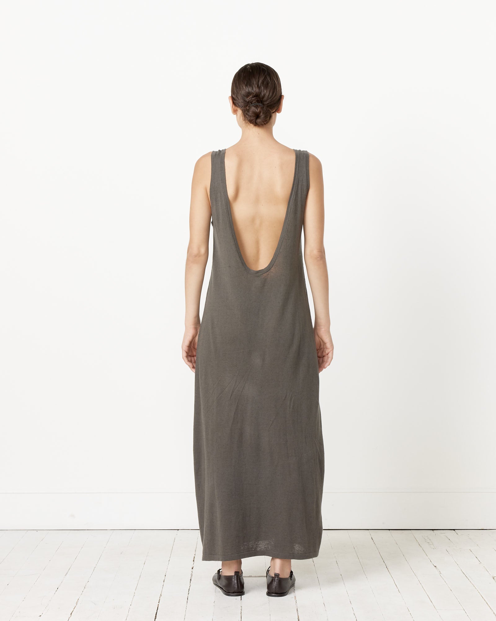 U Tank Dress in Coal