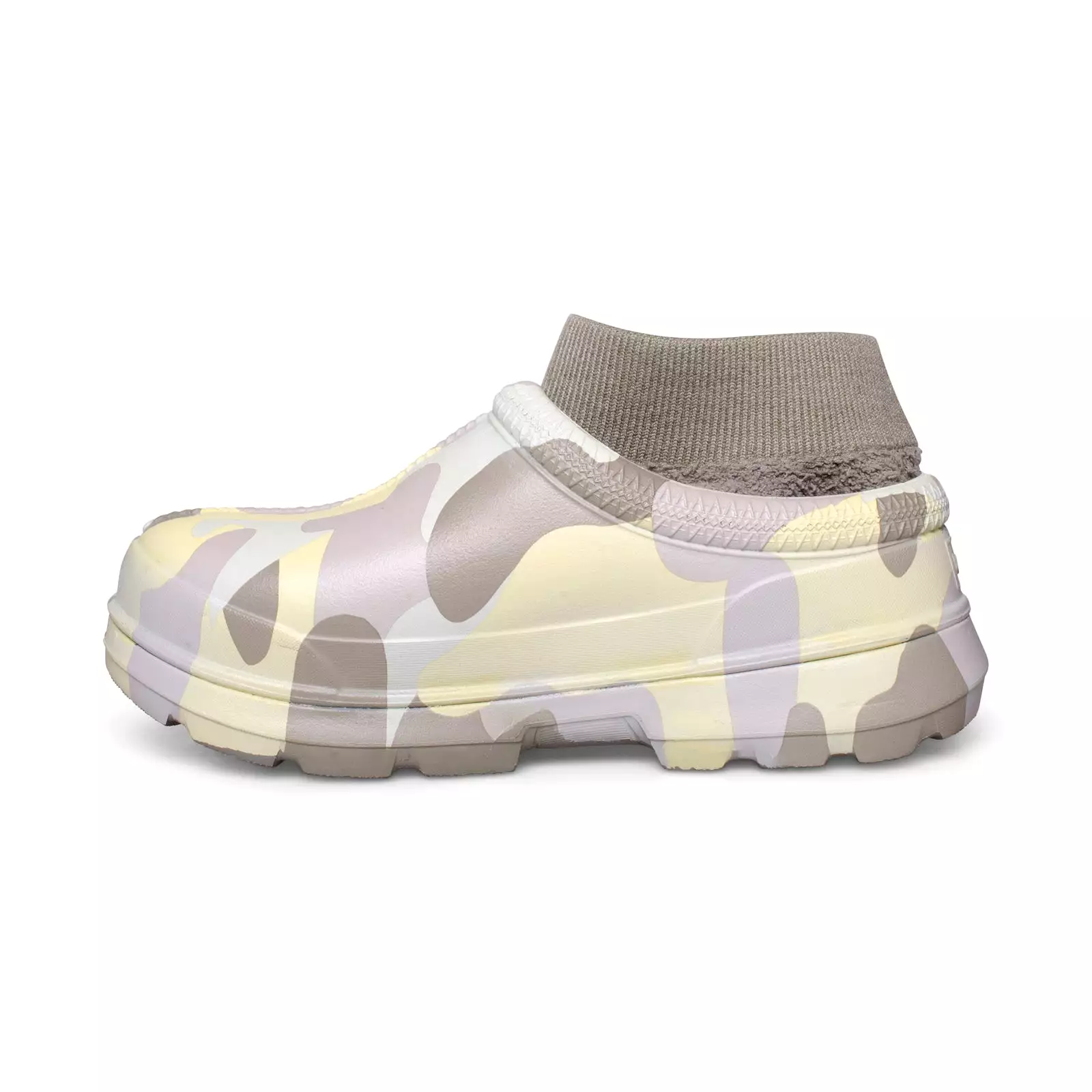 UGG Tasman X Camopop Moss Green Rain Clog Shoes - Women's